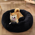 Calming Dog Bed Medium Size Dog Donut Washable Pet Bed,30ins Camel